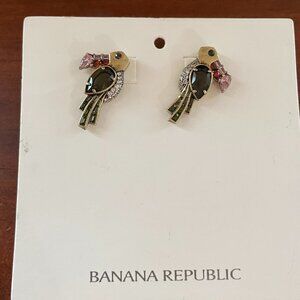 Banana Republic Toucan Earrings.